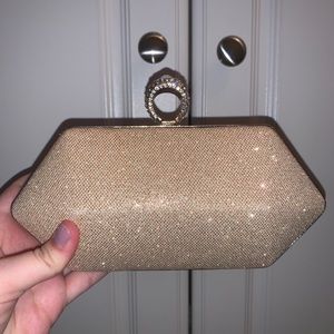 pretty gold purse